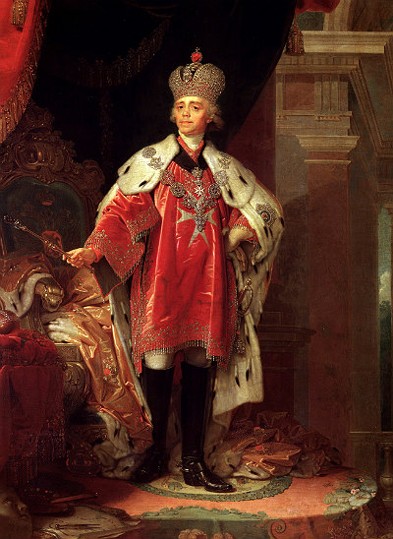Image - Volodymyr Borovykovsky: Portrait of Tsar Paul I (1800). 